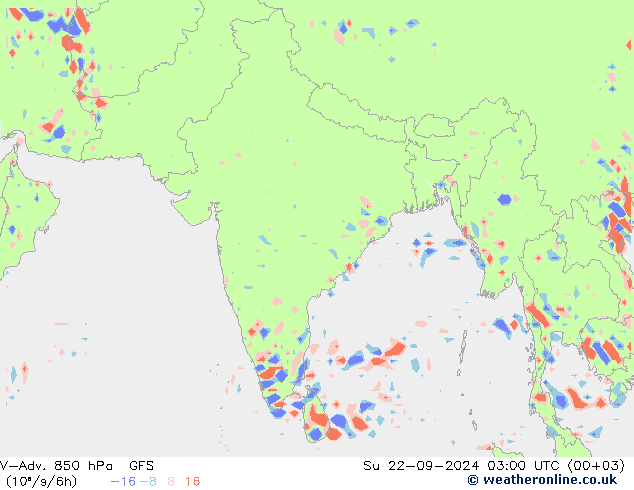 V-Adv. 850 hPa GFS Su 22.09.2024 03 UTC