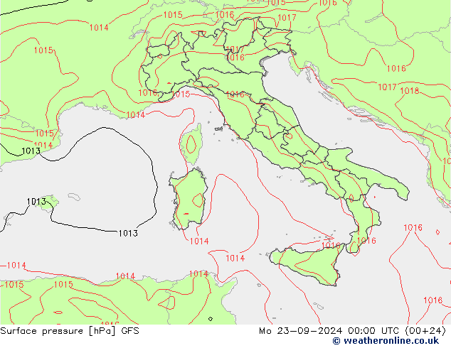 GFS: ma 23.09.2024 00 UTC