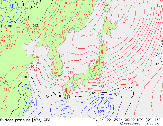 GFS: di 24.09.2024 00 UTC