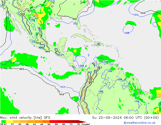 Max. wind velocity GFS Ne 22.09.2024 06 UTC