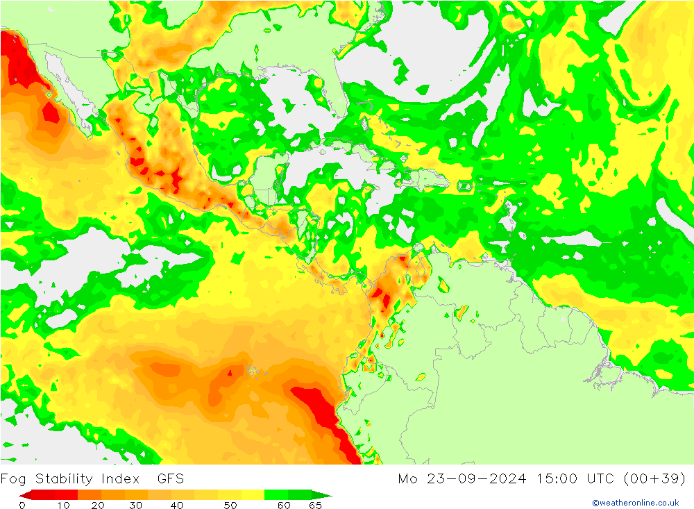 Fog Stability Index GFS Mo 23.09.2024 15 UTC