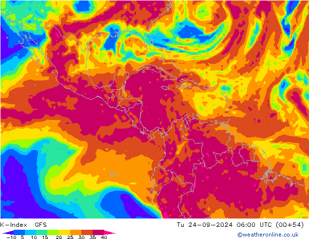 K-Index GFS Di 24.09.2024 06 UTC