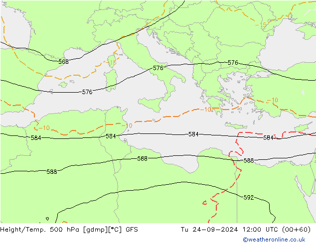 GFS: Tu 24.09.2024 12 UTC