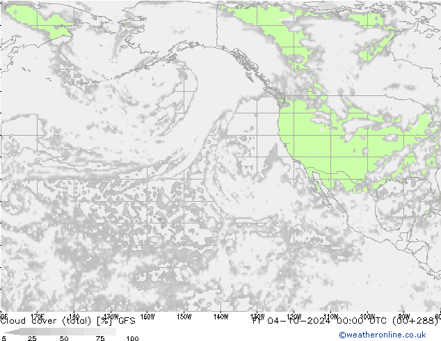 облака (сумма) GFS пт 04.10.2024 00 UTC