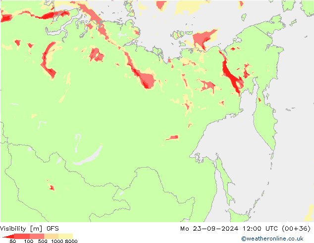 Sichtweite GFS Mo 23.09.2024 12 UTC