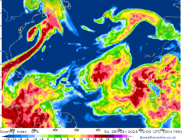 Yükselme İndeksi GFS Cts 28.09.2024 12 UTC