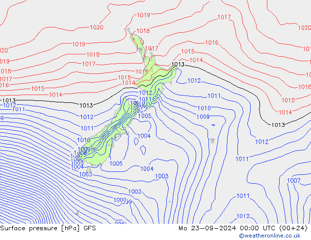 GFS: ma 23.09.2024 00 UTC