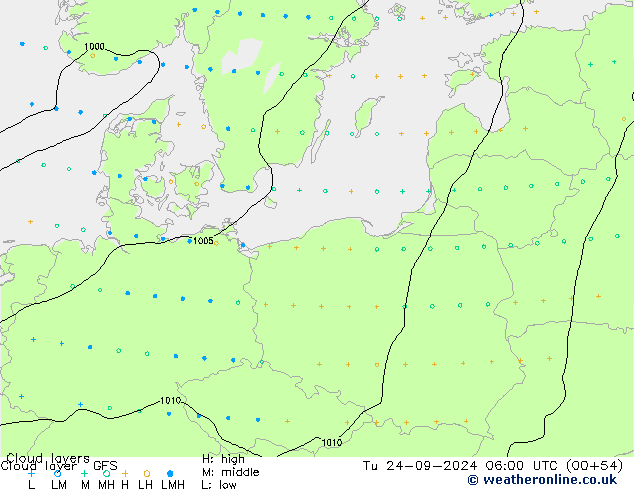 Cloud layer GFS mar 24.09.2024 06 UTC