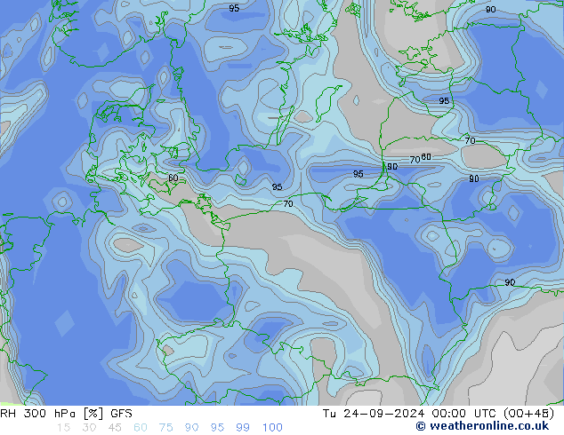 RV 300 hPa GFS di 24.09.2024 00 UTC