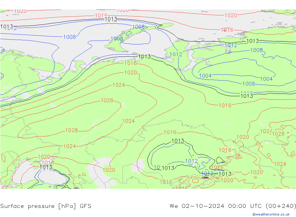 GFS: We 02.10.2024 00 UTC