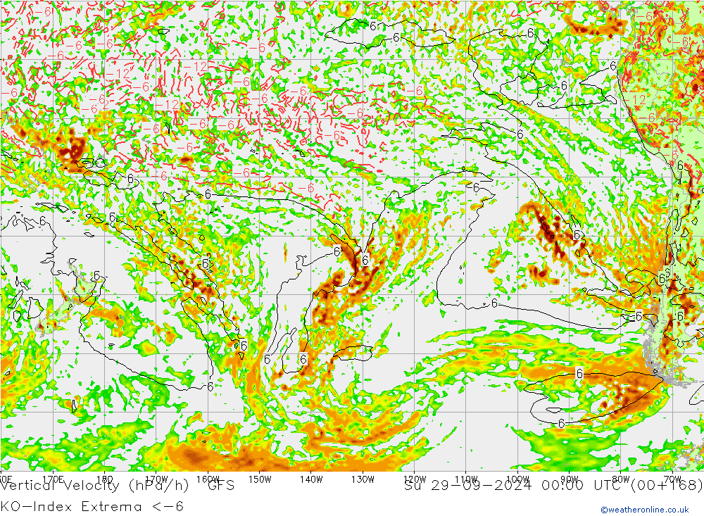 Convection-Index GFS Dom 29.09.2024 00 UTC