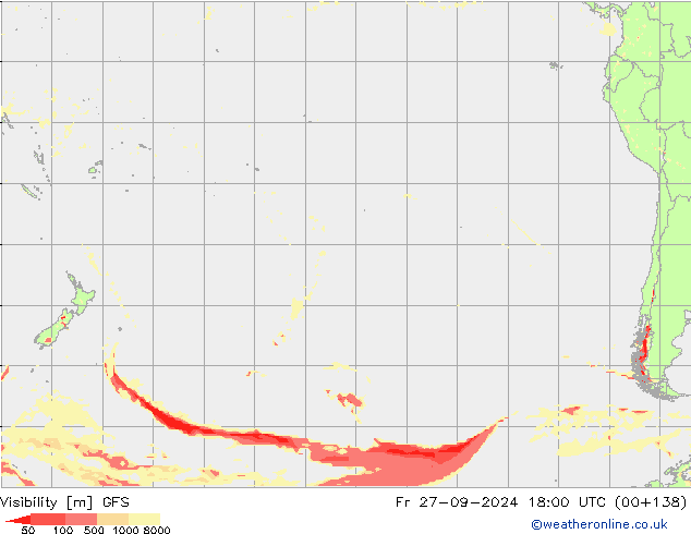 Visibility GFS September 2024