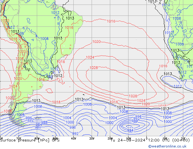 GFS: di 24.09.2024 12 UTC