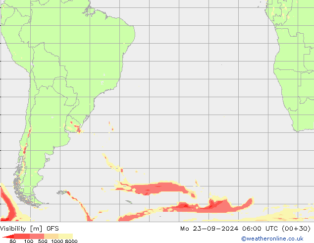 Görüş alanı GFS Pzt 23.09.2024 06 UTC