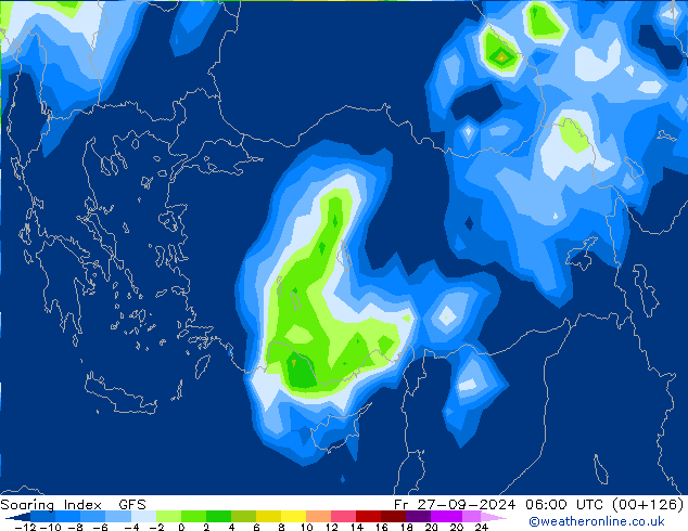 Soaring Index GFS Fr 27.09.2024 06 UTC