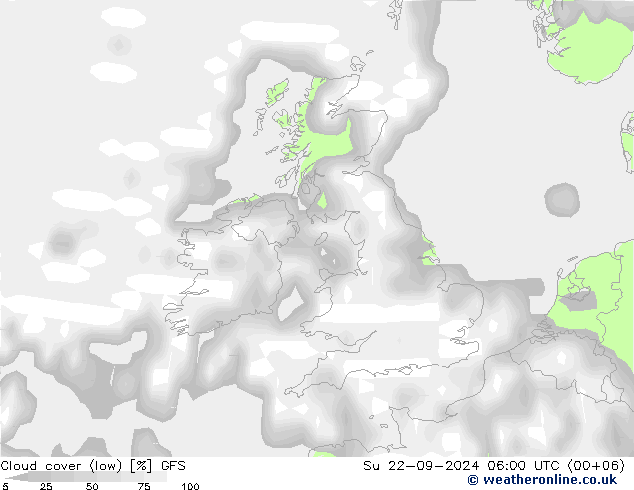 nízká oblaka GFS Ne 22.09.2024 06 UTC