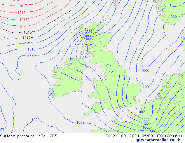 GFS: Tu 24.09.2024 06 UTC