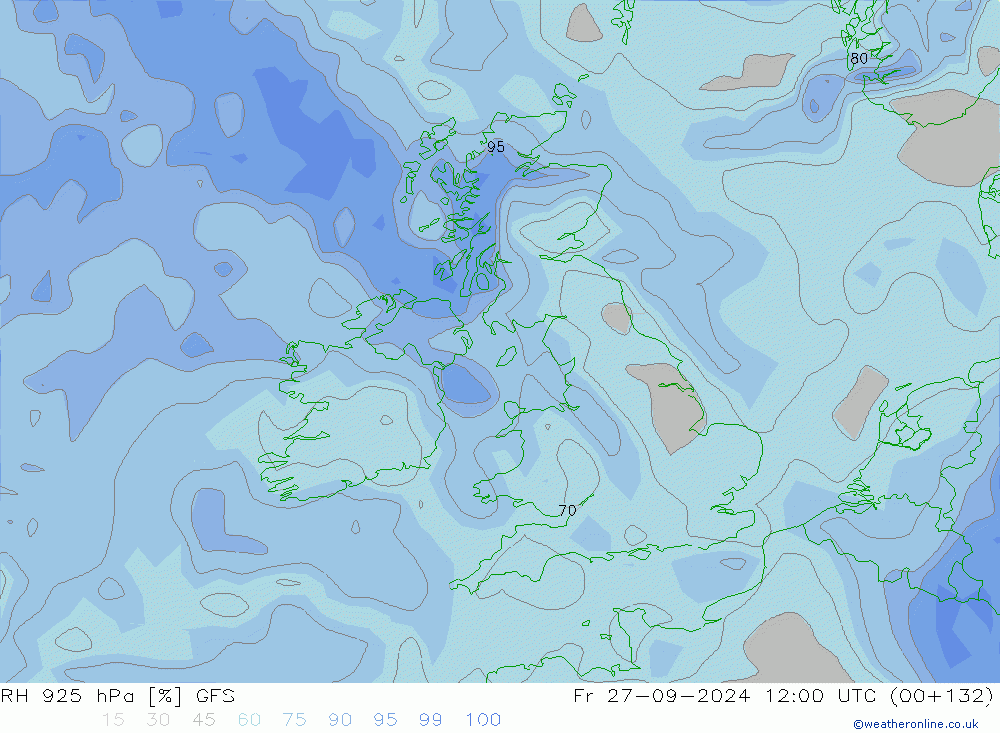 RH 925 hPa GFS Sex 27.09.2024 12 UTC