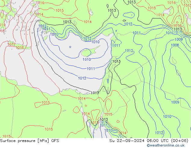 GFS: Ne 22.09.2024 06 UTC