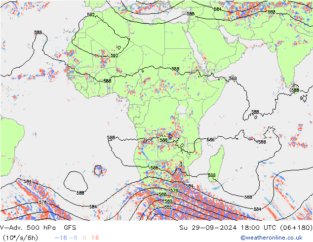 V-Adv. 500 hPa GFS Su 29.09.2024 18 UTC