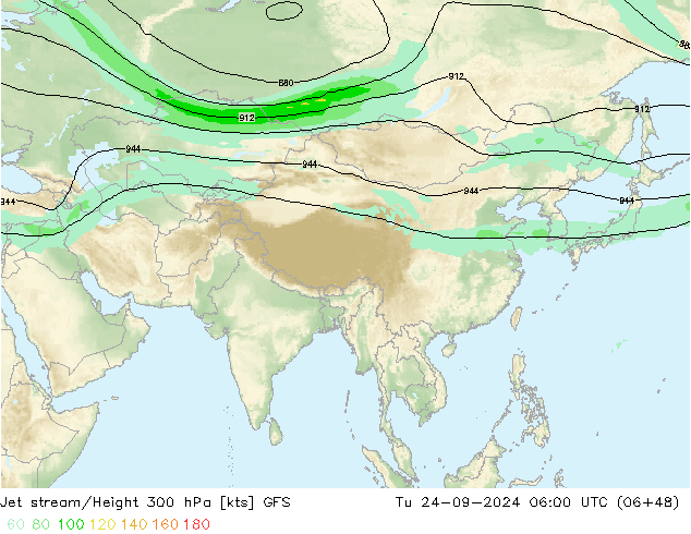 Polarjet GFS Di 24.09.2024 06 UTC