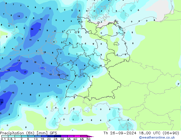 Z500/Rain (+SLP)/Z850 GFS Qui 26.09.2024 00 UTC