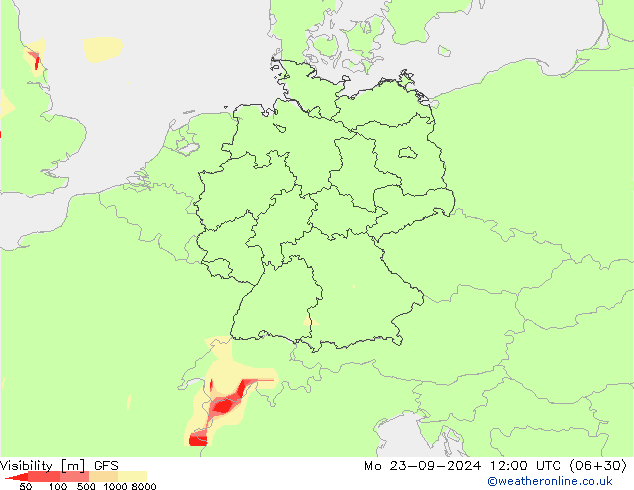 Görüş alanı GFS Pzt 23.09.2024 12 UTC