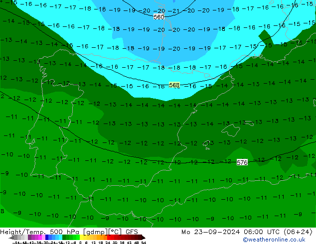 GFS: Mo 23.09.2024 06 UTC