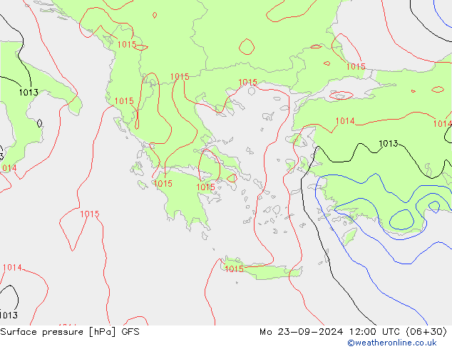 GFS: Seg 23.09.2024 12 UTC