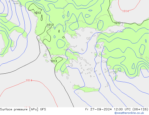 GFS: vr 27.09.2024 12 UTC