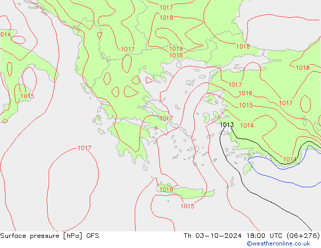 GFS: чт 03.10.2024 18 UTC