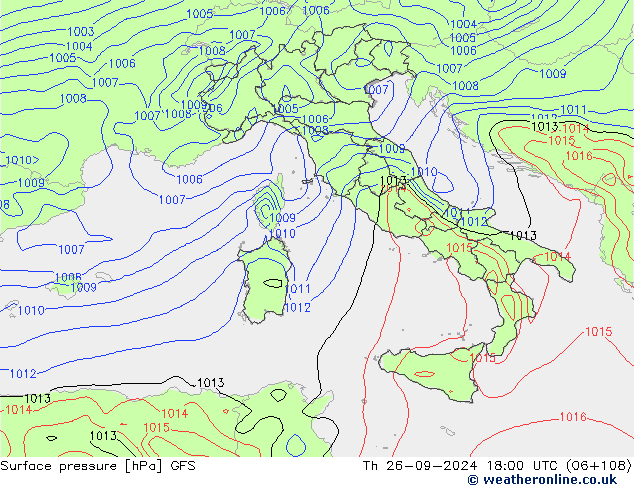 GFS: do 26.09.2024 18 UTC