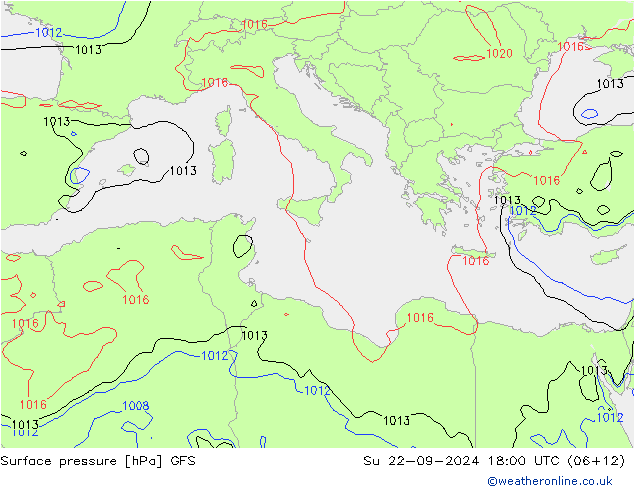 GFS: zo 22.09.2024 18 UTC