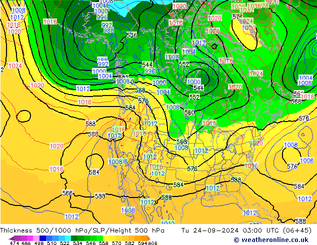 Thck 500-1000hPa GFS mar 24.09.2024 03 UTC