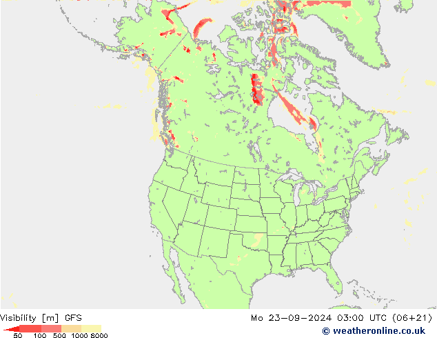 Sichtweite GFS Mo 23.09.2024 03 UTC