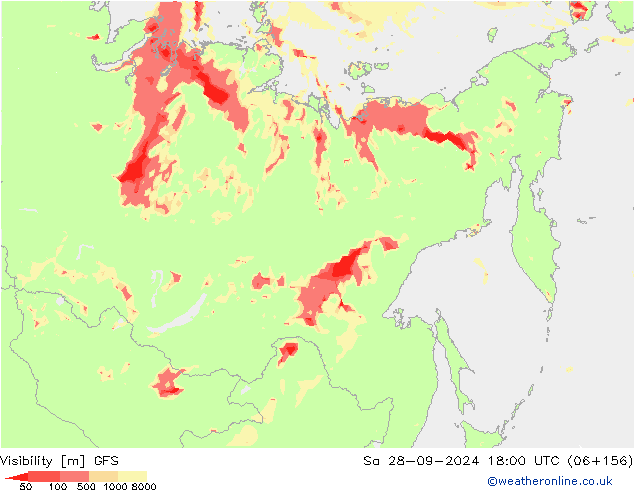 Visibilità GFS sab 28.09.2024 18 UTC