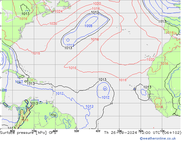 GFS: do 26.09.2024 12 UTC