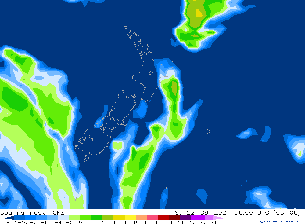 Soaring Index GFS Ne 22.09.2024 06 UTC