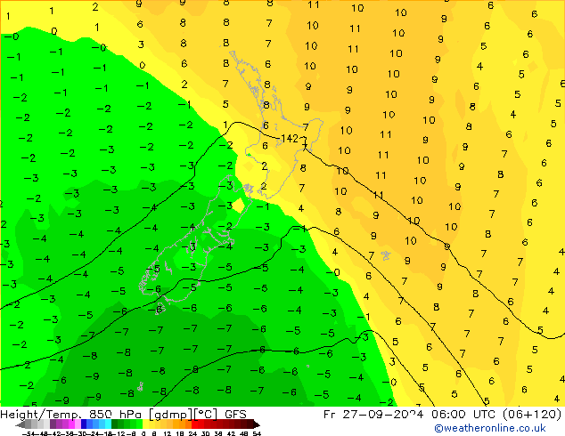 GFS: Cu 27.09.2024 06 UTC