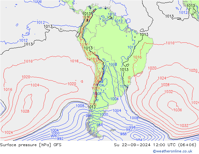 GFS: Su 22.09.2024 12 UTC