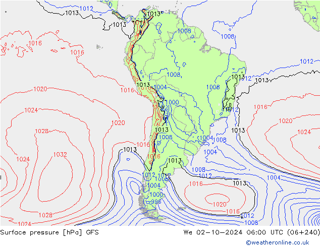 GFS: We 02.10.2024 06 UTC