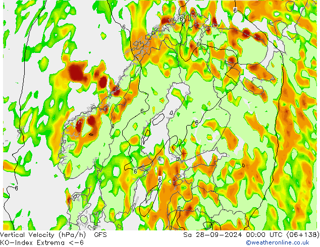 Convection-Index GFS Sa 28.09.2024 00 UTC