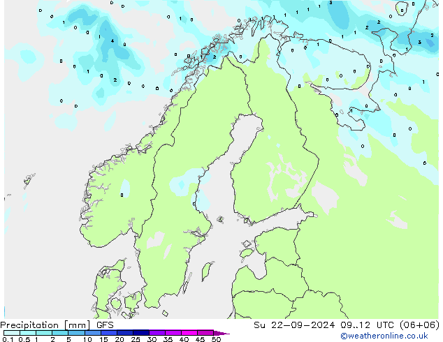 GFS: 星期日 22.09.2024 12 UTC