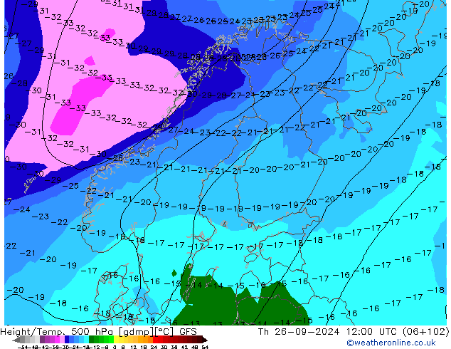 GFS: Qui 26.09.2024 12 UTC