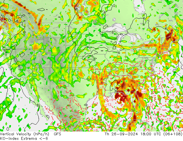 Convectie-Index GFS september 2024