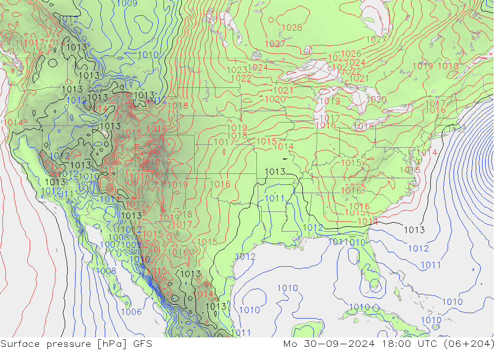 GFS: ma 30.09.2024 18 UTC