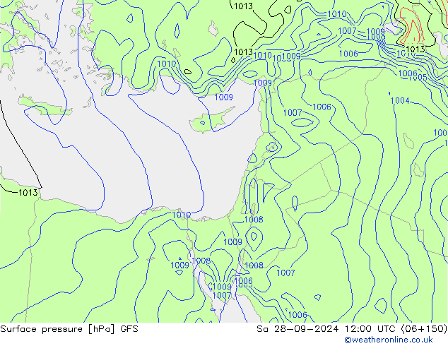 GFS: So 28.09.2024 12 UTC