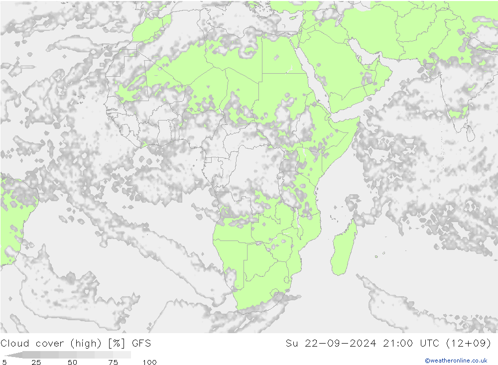 облака (средний) GFS Вс 22.09.2024 21 UTC