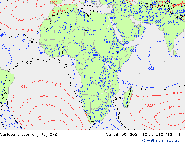 GFS: Sa 28.09.2024 12 UTC