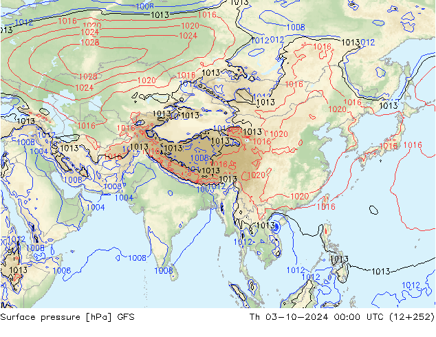 GFS: Qui 03.10.2024 00 UTC